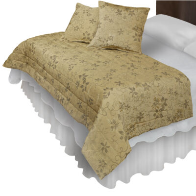 Piecera con Fundas Super King Victoriana Beige Reversible