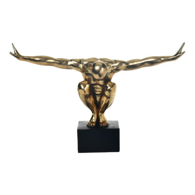 Figura Decorativa Atleta Gold