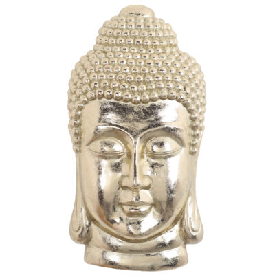 Figura Decorativa Cabeza de Buda Gold