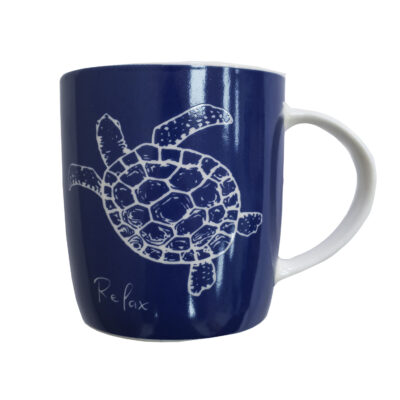 Tazón Decorativo Ocean Turtle Blue