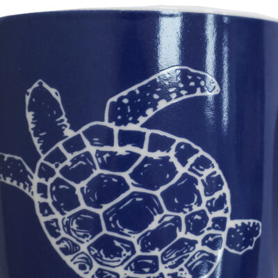 Tazón Decorativo Ocean Turtle Blue