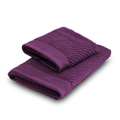 Juego de Toallas de Baño Jacquard Morado