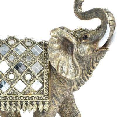 Figura Decorativa Elefante Manipur Gold