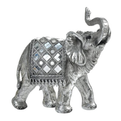 Figura Decorativa Elefante Manipur Silver