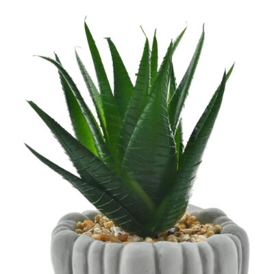 Planta Decorativa Artificial Aloe Piedra