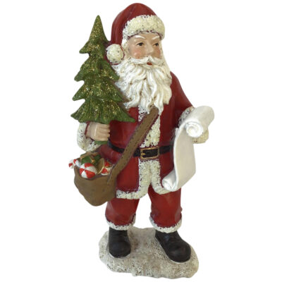 Figura Decorativa Pascuero con Arbol