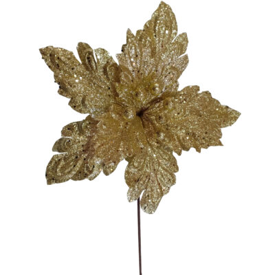 Poinsetia Navideña Gold 34 Cms