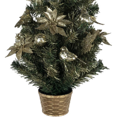 Arbol Navideño Decorado Gold 60 Cms