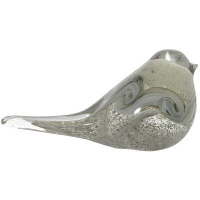 Figura Decorativa Pajaro Jupiter Grande Gris