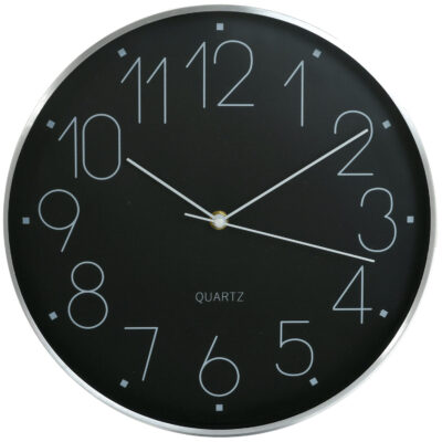 Reloj Mural Decorativo Rennes Black