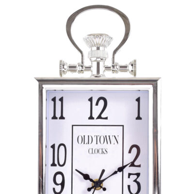 Reloj Mural Decorativo Old Town Silver 34 x 34