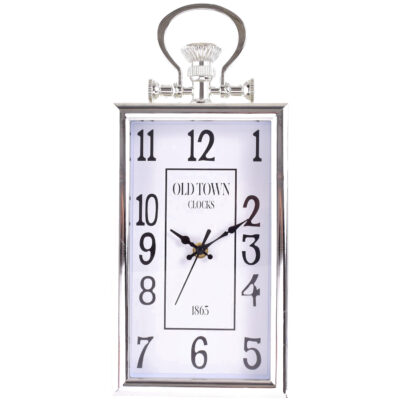 Reloj Mural Decorativo Old Town Silver 34 x 34