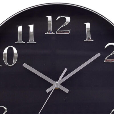 Reloj Mural Decorativo Auxerre Black 31 x 31