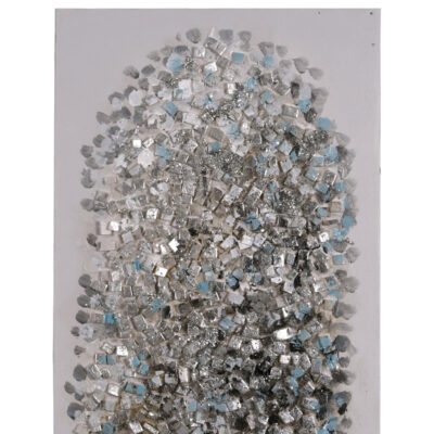 Cuadro Decorativo Arbol Plata 80 x 40