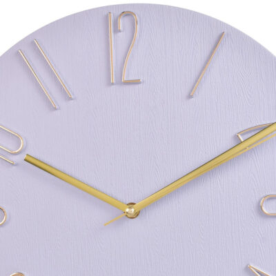 Reloj Mural Decorativo Rostock Blanco 35 x 35