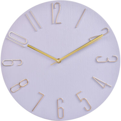 Reloj Mural Decorativo Rostock Blanco 35 x 35