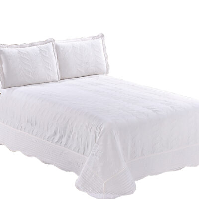 Quilt Bordado King Versailles Blanco