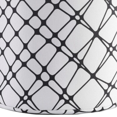 Cesta Decorativa Para Ropa Lineas Black