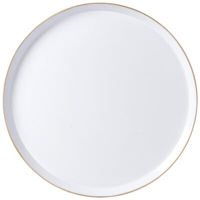 Bandeja Decorativa Mesina Circular Blanca