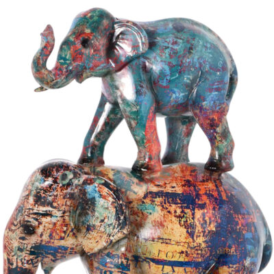 Figura Decorativa Elefante Clipart Arts Doble