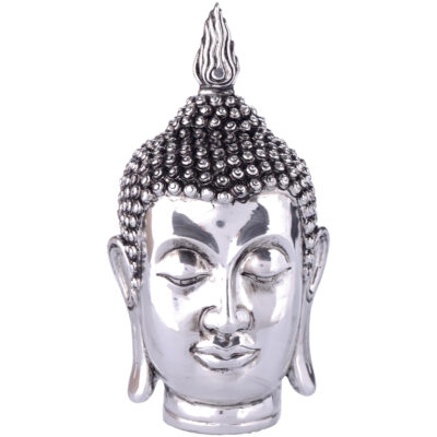 Figura Decorativa Buda Cabeza Jodhpur Silver