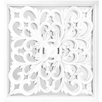 Espejo Decorativo Placa Sevilla Blanco