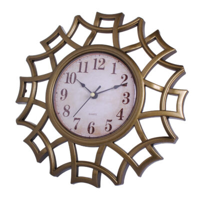 Reloj Mural Decorativo Creta Gold 25 Cm