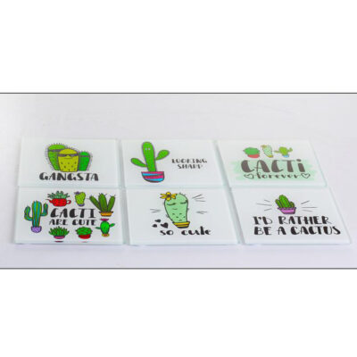 Set de Posavasos Cactus Cool 7 Piezas