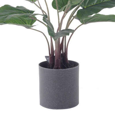 Planta Decorativa Artificial Alocasia Verde