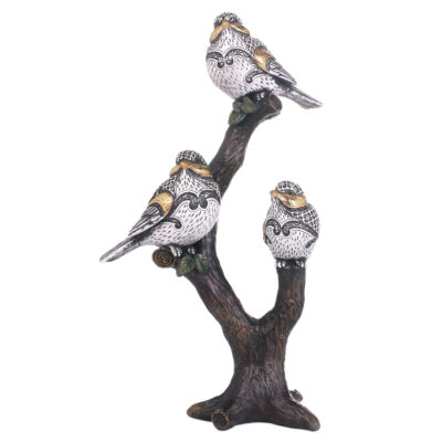 Figura Decorativa Aves Morocco Family 31 Cm