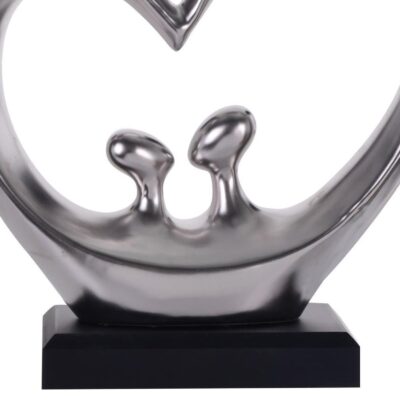 Figura Decorativa Corazon Pareja 25 Cm