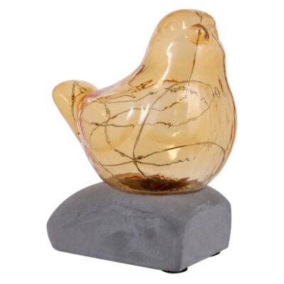 Figura Pajaro Decorativo Led Mediano 14,5 Cm