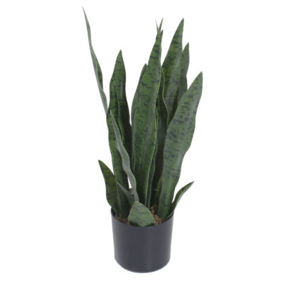 Planta Artificial Snake Plant Green 45 Cm de Alto