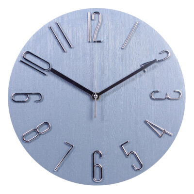 Reloj Mural Decorativo Brooklyn Gris 30 Cm