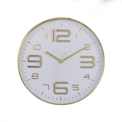 Reloj Mural Decorativo Milano Gold 31 Cm